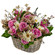 floral arrangement in a basket. Tanzania